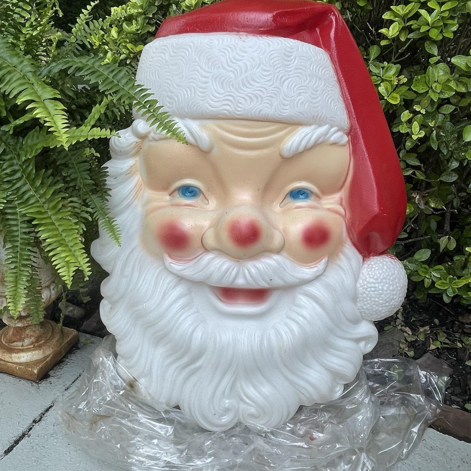 Vintage Empire Giant Santa Face Blow Mold Illuminated 36