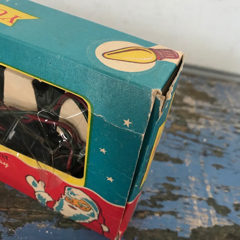 Vintage Christmas Lighting Kit Box Yule Holly Lites Tree | Etsy