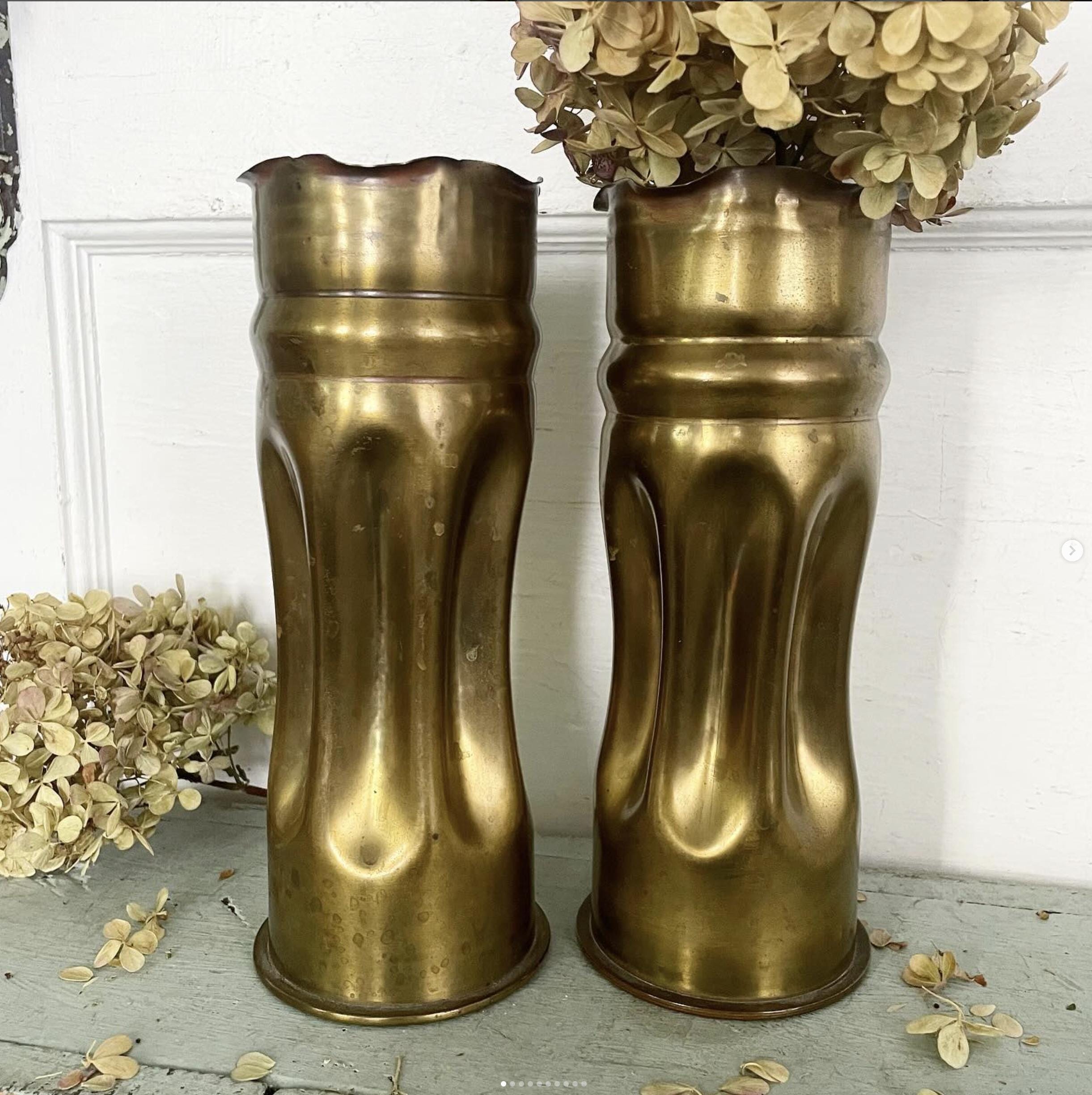 Brass Artillery Shell - Etsy Brass Artillery Shell - Etsy