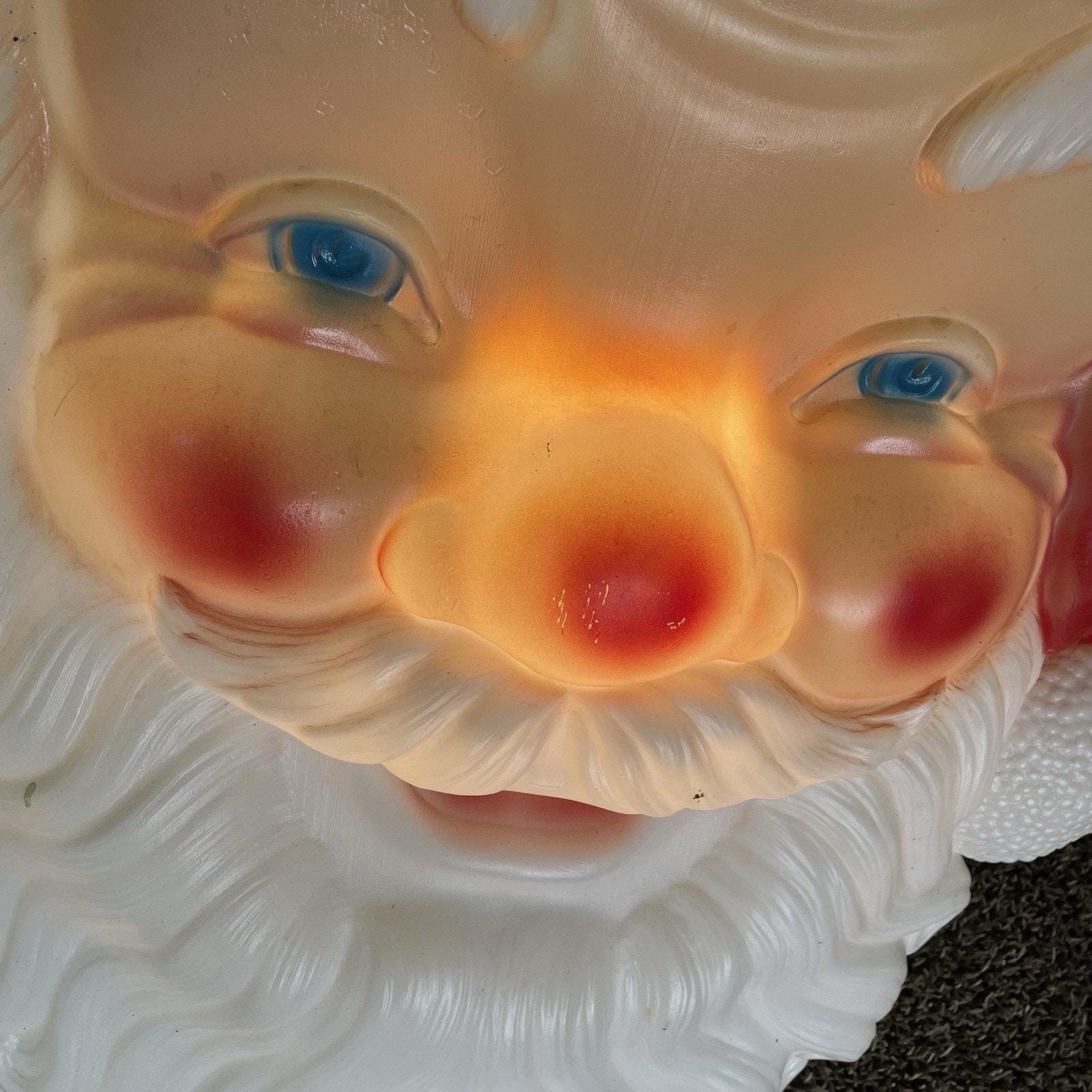 Vintage Empire Giant Santa Face Blow Mold Illuminated 36