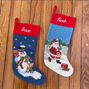 Needlepoint Christmas Stocking, Holiday Items at L.L.Bean