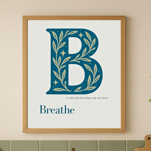 The Letter B Poster - Etsy UK