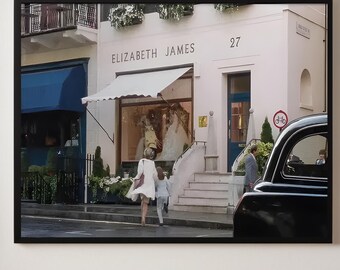 The Parent Trap Print: Elizabeth James Bridal Shop, Vintage Movie