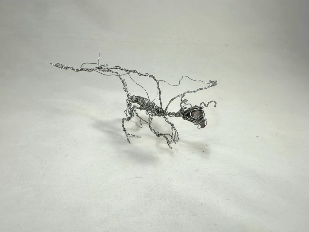 Small Dragon Wire Art Poseable Sculpture - Etsy
