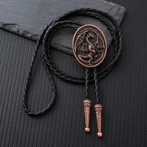 Dragon Accessories Bolo Tie, Dragon Brooch, Wedding Gift, Dragon Art for Man, Dragon Bolo Tie, Gift for Her, Anniversary Gift