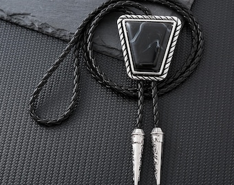 Vintage Silver Multi Stone PHOENIX Bird Bolo Tie Bernard Vintage Silver Multi Stone PHOENIX Bird Bolo Tie Bernard