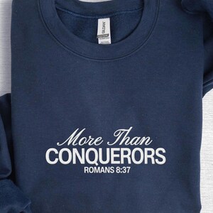 Embroidered Christian Sweatshirt For Men Embroidered Crewneck Sweatshirt Gift For Him Christian Gift For Her Bible Sweatshirt For Women