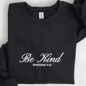 Embroidered Christian Sweatshirt For Men Embroidered Crewneck Sweatshirt Gift For Him Christian Gift For Her Bible Sweatshirt For Women