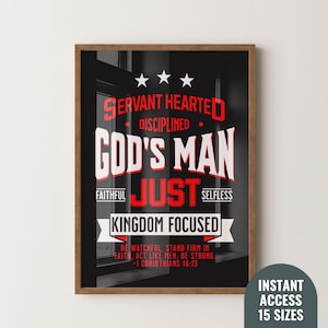 Bible Verse Poster Teen Boy Room Decor Christian Art For Athlete Boy Room Wall Art Christian Boy Poster Inspirational Poster Boy Dorm Decor