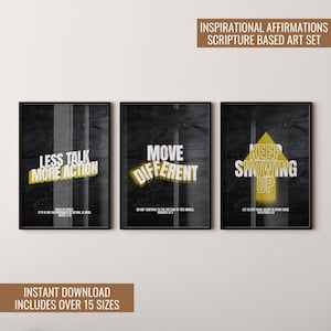 Scripture Wall Art Teen Boy Christian Wall Prints Religious Inspiration for Dorm Bible Verse Poster Young Men Christian Affirmation Art Set