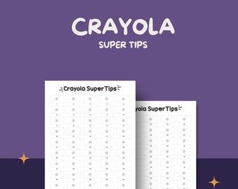 Crayola kleurenkaart – digitale download (50 | 100 | 150 kleuren)
