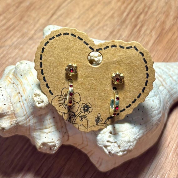 Stud & Dangle Earring Stack Set: Mixed Costume Je… - image 7