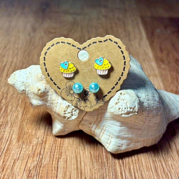 Whimsical Earring Stack Sets – Fun Stud and Dangl… - image 5