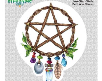 Pentacle Charm Sticker