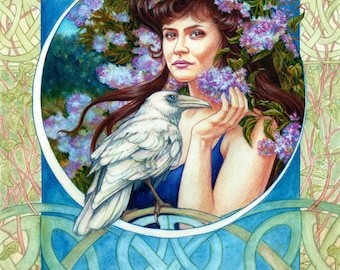 Branwen by artist Jane Starr Weils