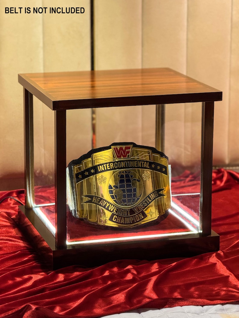 Wrestling Belt Display Case