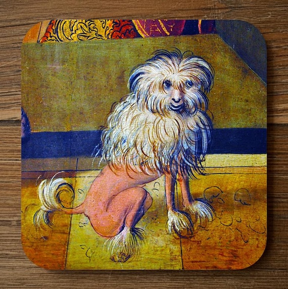 Canine Codex I · Weird Medieval Dog Coasters, Set of 4 - Etsy