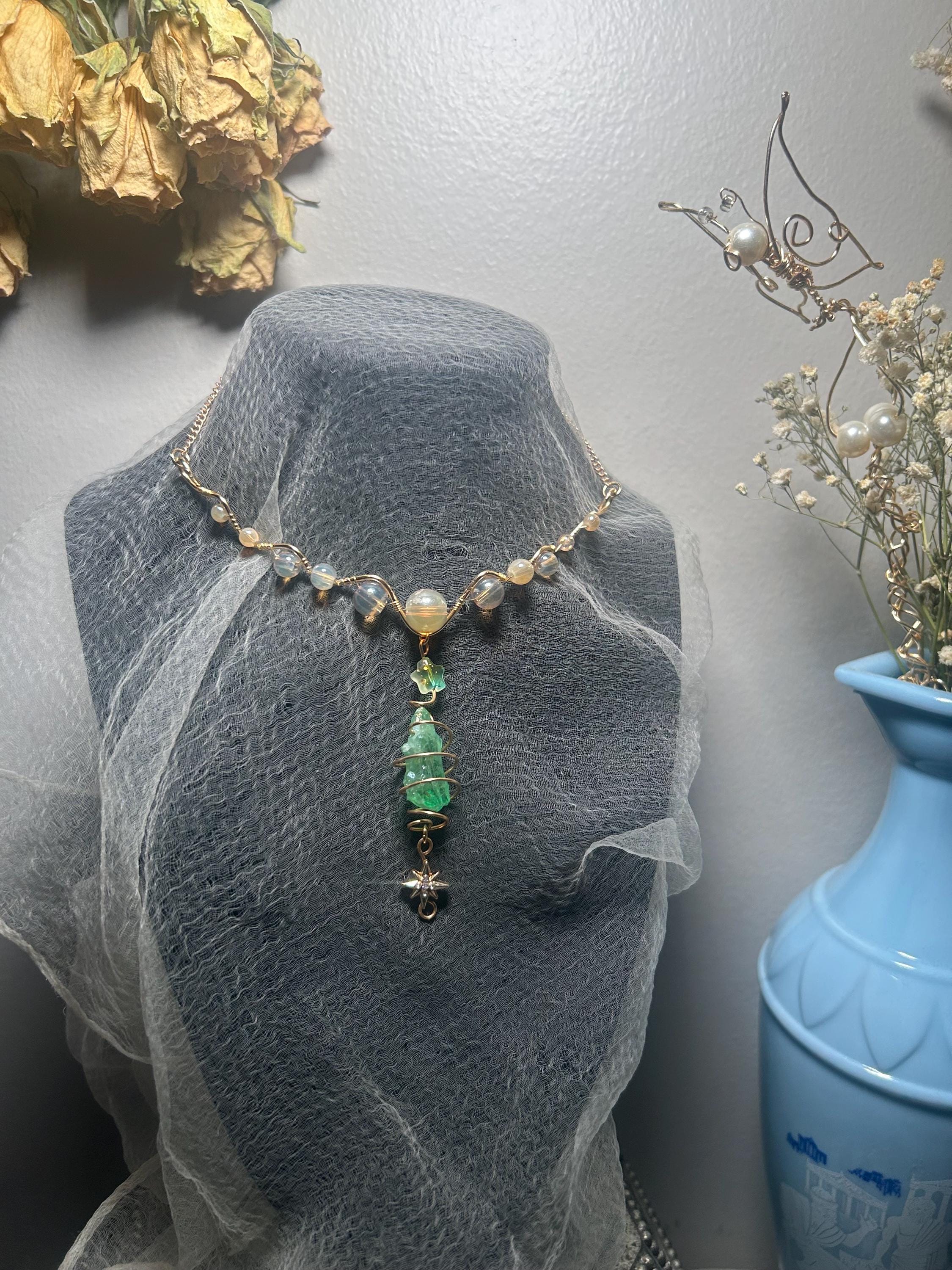 [TATIANA] 韓国☆SILVER925☆Glim Pebble Long Necklace Tatiana Jewelry - Etsy
