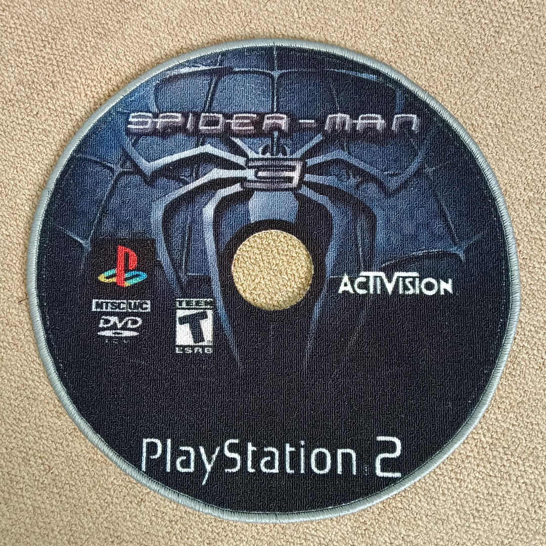 Xbox Disc Rug Spiderman Rug, Spiderman Gift, Xbox Gift, Play Rug, Cd Rug, Disc Rug ...