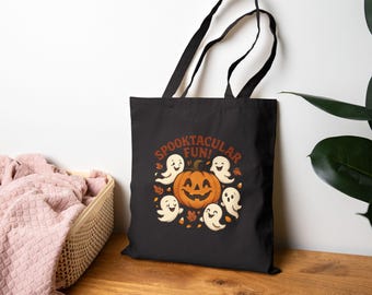 Halloween Spooktacular Cotton Canvas Tote Bag