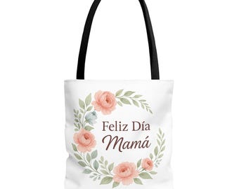 Vibrant Floral Tote Bag for Mom - Sustainable Shopping Essential