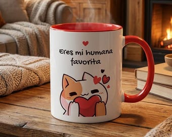 Eres mi humana favorita Mug | Accent Coffee Mug 11oz 15oz