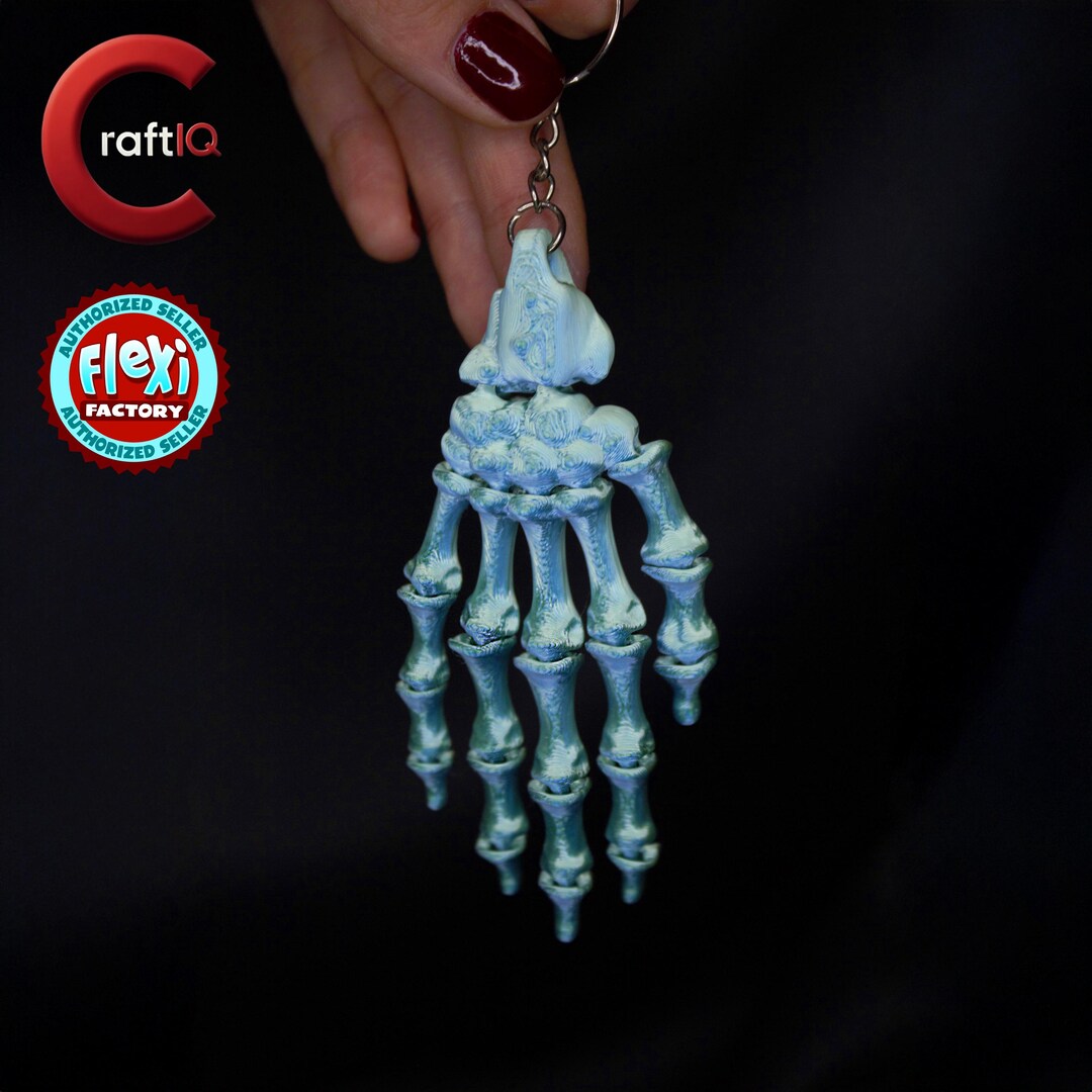 Skeleton Hand Key Chain 3D Printed Skeleton Hand Keychain | Funny Gift | Accessories - Etsy UK
