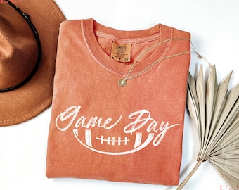 Comfort Colors® Game Day Shirt, Football Tee, Football Game Day Shirt, Game Day Shirt, Football Mom Shirt