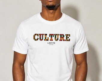 Mens African Print Culture T Shirt White Cotton Short Sleeve Graphic Tee Kente Ankara Kumasi Unisex Crew Neck Summer Vacation Shirts KUMASI