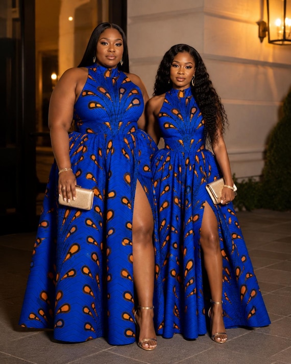 Dashiki maxi dress, African Print Dress, African maxi dress, African clothing for women, Ankara dress, Long Dress, Dashiki Women dress ELLA