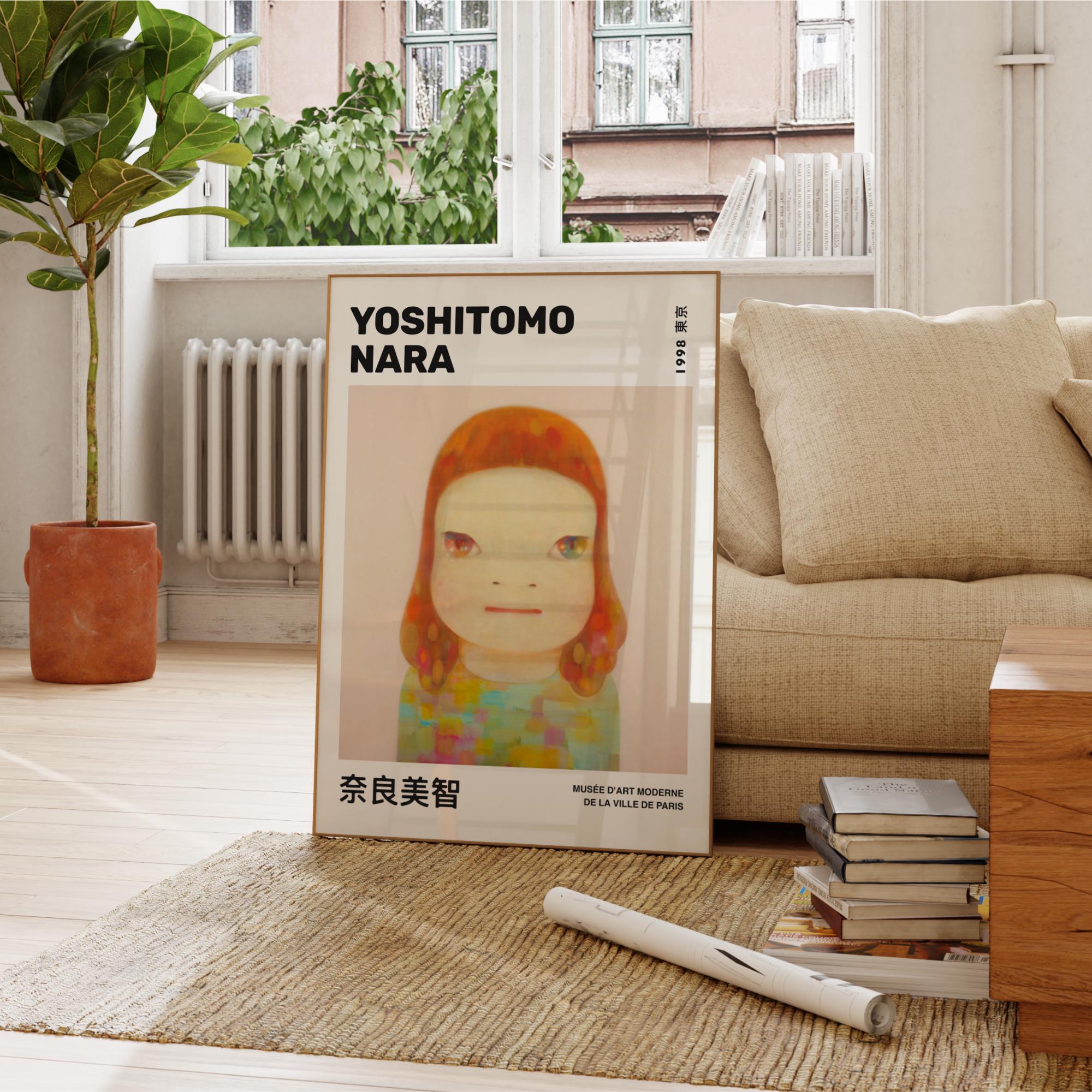 カメチカメ男 デジタルプリント 3点セット 額付き ED30 奈良美智 Yoshitomo Nara Digital Print - Etsy