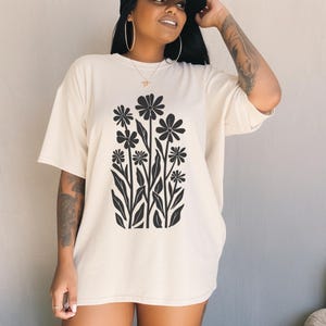 Flower Power Oversized T-shirt
