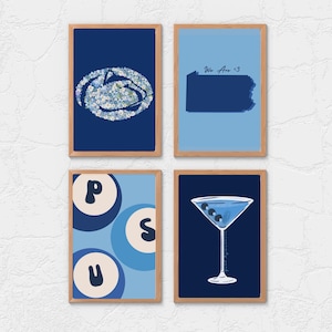 Arte de pared estético de Penn State / Decoración de Penn State / Regalo de Penn State / Impresión instantánea de Penn State / Descargas de arte instantáneas de Penn State personalizadas