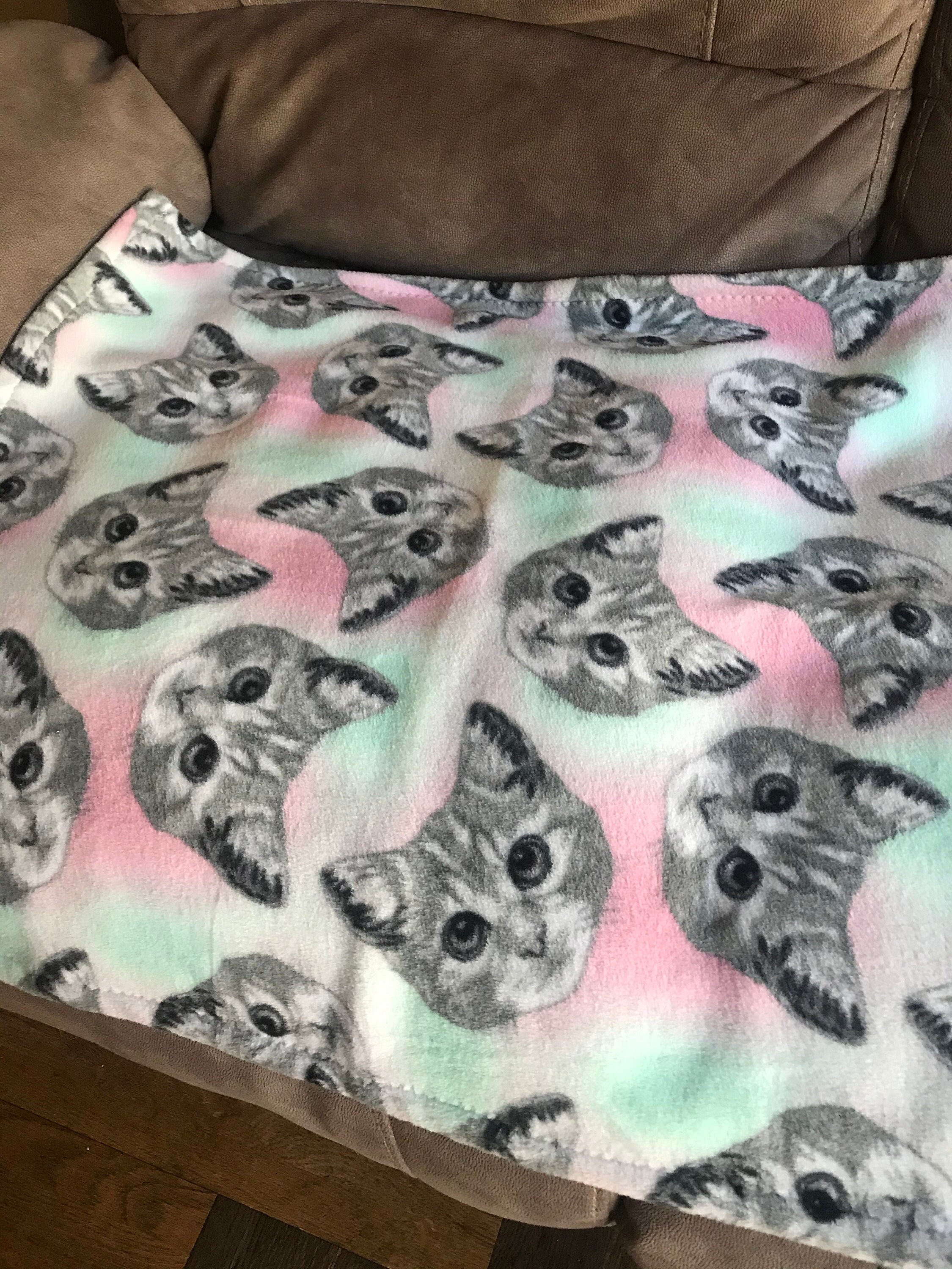 kitten fleece blanket