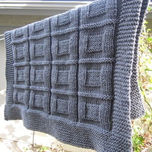 40% off sale Select blankets Knit baby blanket, throw, lap blanket (Grey color) 36”x45”