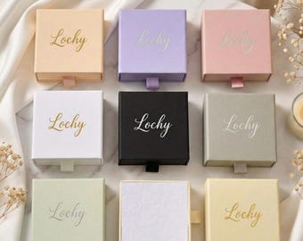 Custom Logo Jewelry Box, Luxury Packaging for Branding, Wholesale Business Gift Set