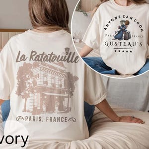 Disney La Ratatouille Shirt, Disney Remy Sweatshirt, Restaurant Bistro Shirt, Little Chef Mouse Tee, Pixar Ratatouille Movie T-Shirt