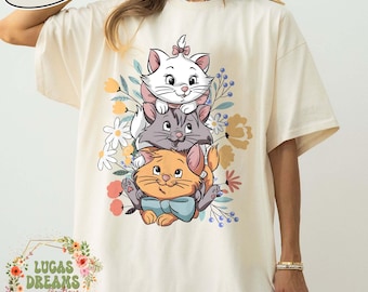 Disney Aristocats T-shirt, Marie Berlioz Toulouse, Disney Cat Shirt