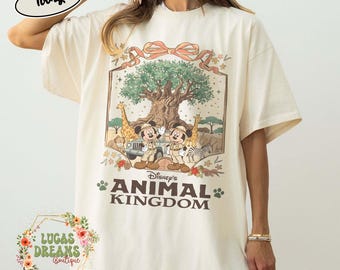 Disney Mickey Animal Kingdom Comfort Color Shirt, Mickey & Friends Safari Tee, Retro Disney Animal Kingdom Shirt, Disney World Trip Tee