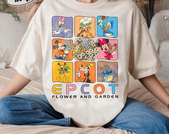 Comfort Color® Vintage Disney Epcot Mickey und Freunde Shirt, Disney Epcot World Tour T-Shirt, Disney T-Shirt, Disneyland Familienausflug