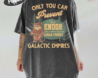 Comfort Colors Star Wars Ewoks Endor Shirt, Disneyland Family Tee