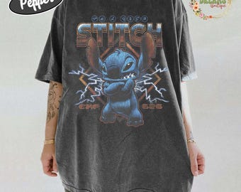 Camiseta vintage de Stitch, camiseta gráfica de Disney, camiseta de Lilo y Stitch, camiseta del Experimento 626, camiseta de regalo retro de Disney, camiseta del Reino Mágico
