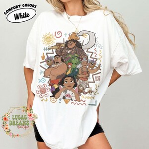 Vintage Disney Moana Pua Pig Shirt, Retro Hei Hei Maui Ocean Tee, Magic Kingdom Birthday Girl Outfit, Walt Disney World Family Matching Gift White