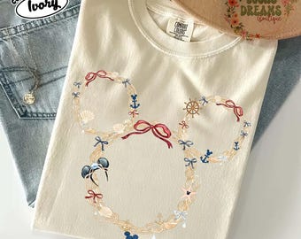 Camiseta Disney 2026 con cabeza de Mickey, colores cómodos, familia Disney, Mickey, viaje a Disney