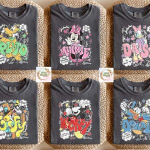 Vintage Disney Characters Shirt, Disneyland Tee, Disneyworld Shirt, Mickey And Friends Family Shirt, Disney Gift, Magic Kingdom Tee