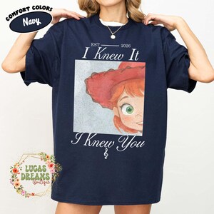 Watercolors TS Jessie Toy Story 5 Comfort Colors Shirt, Retro I Knew It I Knew You, Disneyland Toy Story Family Matching Tee Navy