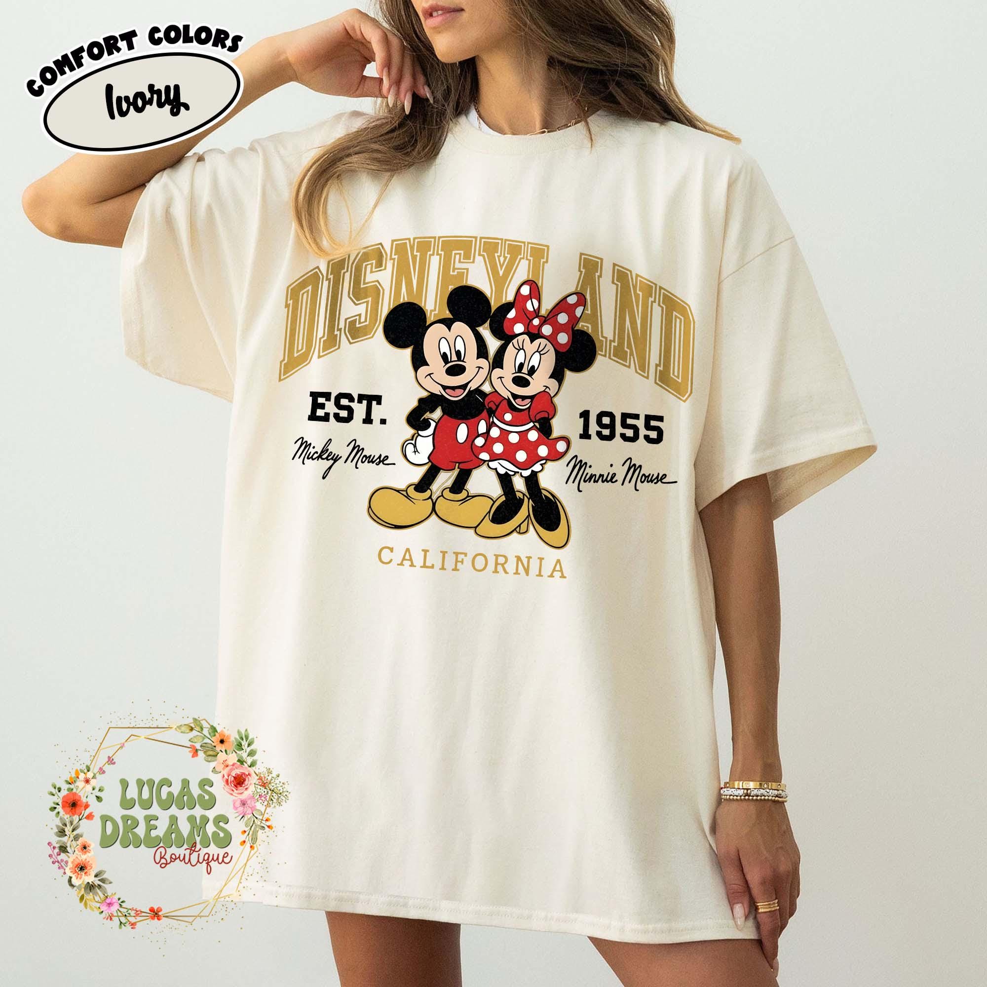 Vintage Disneyland Mickey & Minnie Shirt, Disneyland California 