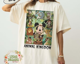 Comfort Colors Disney Animal Kingdom Shirt, Vintage Animal Kingdom, Disney Mickey Safari Shirt, Disney Safari Family Shirt