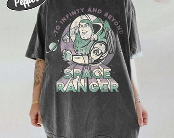 Retro Buzz Lightjahre Comfort Colors Shirts, Vintage Toy Story Shirt, Disney Pixar Toy Story Shirt, Disneyland Shirts, Tomorrowland