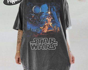 Vintage Star Wars Faded T-Shirt, Anakin Skywalker Graphic Tee